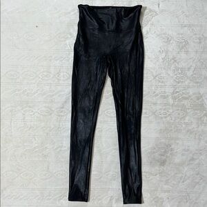 Spanx pleather leggings